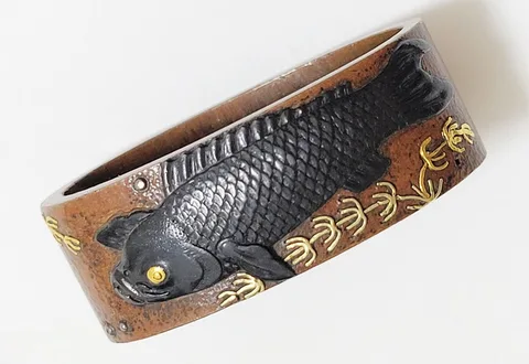 Detail von Fuchi-kashira · Shida Masatoshi