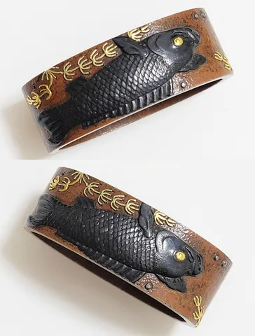 Detail von Fuchi-kashira · Shida Masatoshi