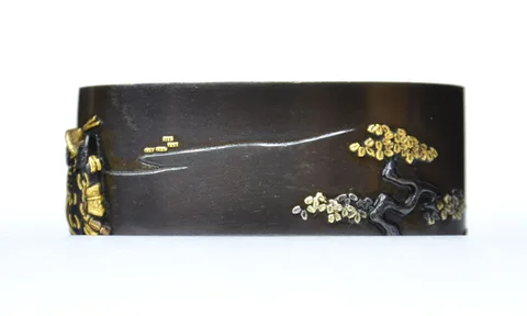 Detalle de Fuchi-kashira · Saitō Masaoki