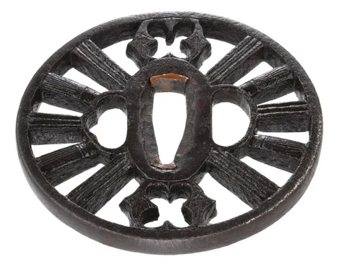 Detalle de Tsuba · Akita Shōami