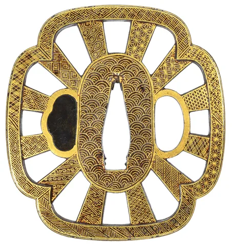 Garnitures de Tsuba daishō · Kyō-kenjō