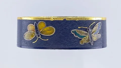 Detalle de Fuchi-kashira · Hirata