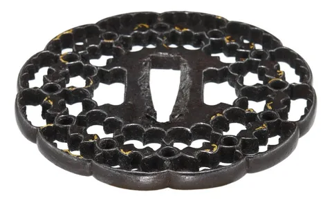 Detail von Tsuba · Kyō-Shōami
