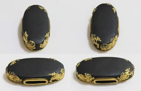 Dettaglio di Fuchi-kashira · Ko-Kinkō
