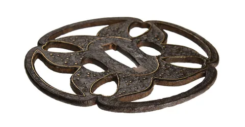 Detalle de Tsuba · Ōnin