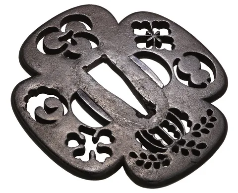 Dettaglio di Tsuba · scuola Hayashi