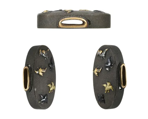 Dettaglio di Fuchi-kashira · Hōgen Yasuchika