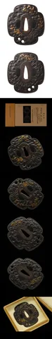 Papel de Tsuba · Escuela Kumagai
