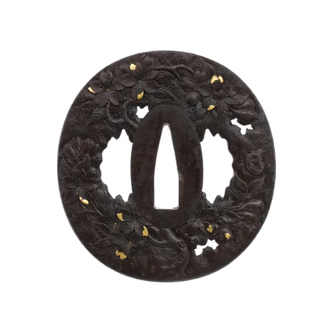 Guarniciones de Tsuba daishō · Masatsugu (Bushū)