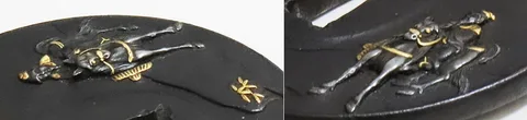 Dettaglio di Tsuba · Ichiyōsai Hironao