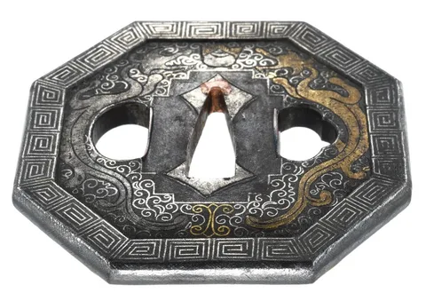 Dettaglio di Tsuba · Namban