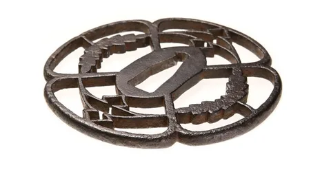 Detalle de Tsuba · Owari