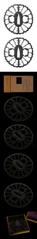 Papel de Tsuba · Kyō-sukashi