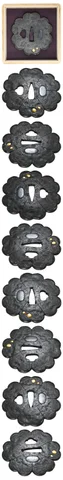 Detalle de Tsuba · Tanshū-jū Sadamasa