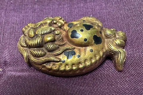 Dettaglio di Menuki · Kaga kinkō