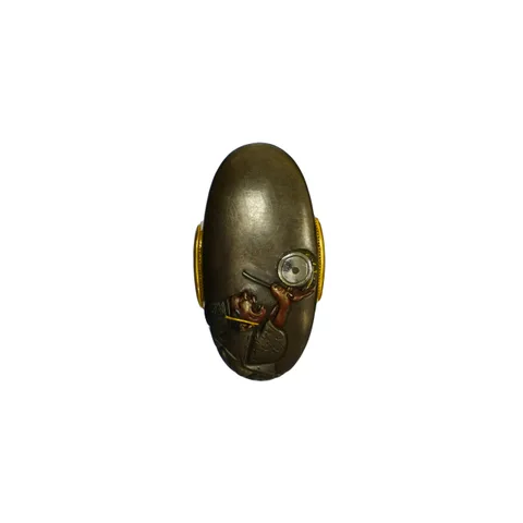 Guarniciones de Fuchi-kashira · Kazuki (escuela Ōmori)